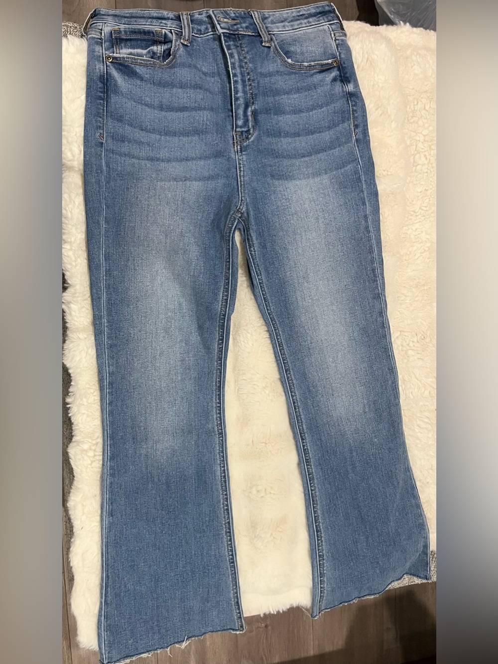 Harper Light Blue Flare Jeans